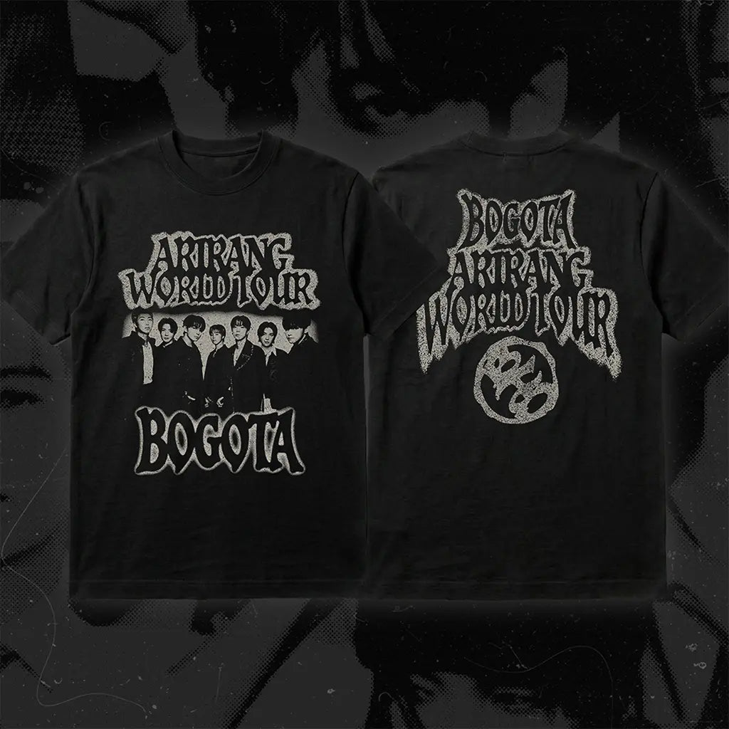 Camiseta regular size arirang negra